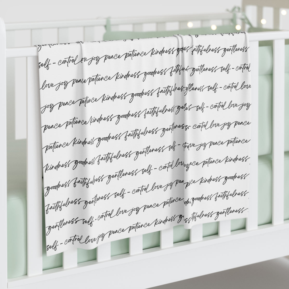 Fruits of the Spirit Swaddle Blanket