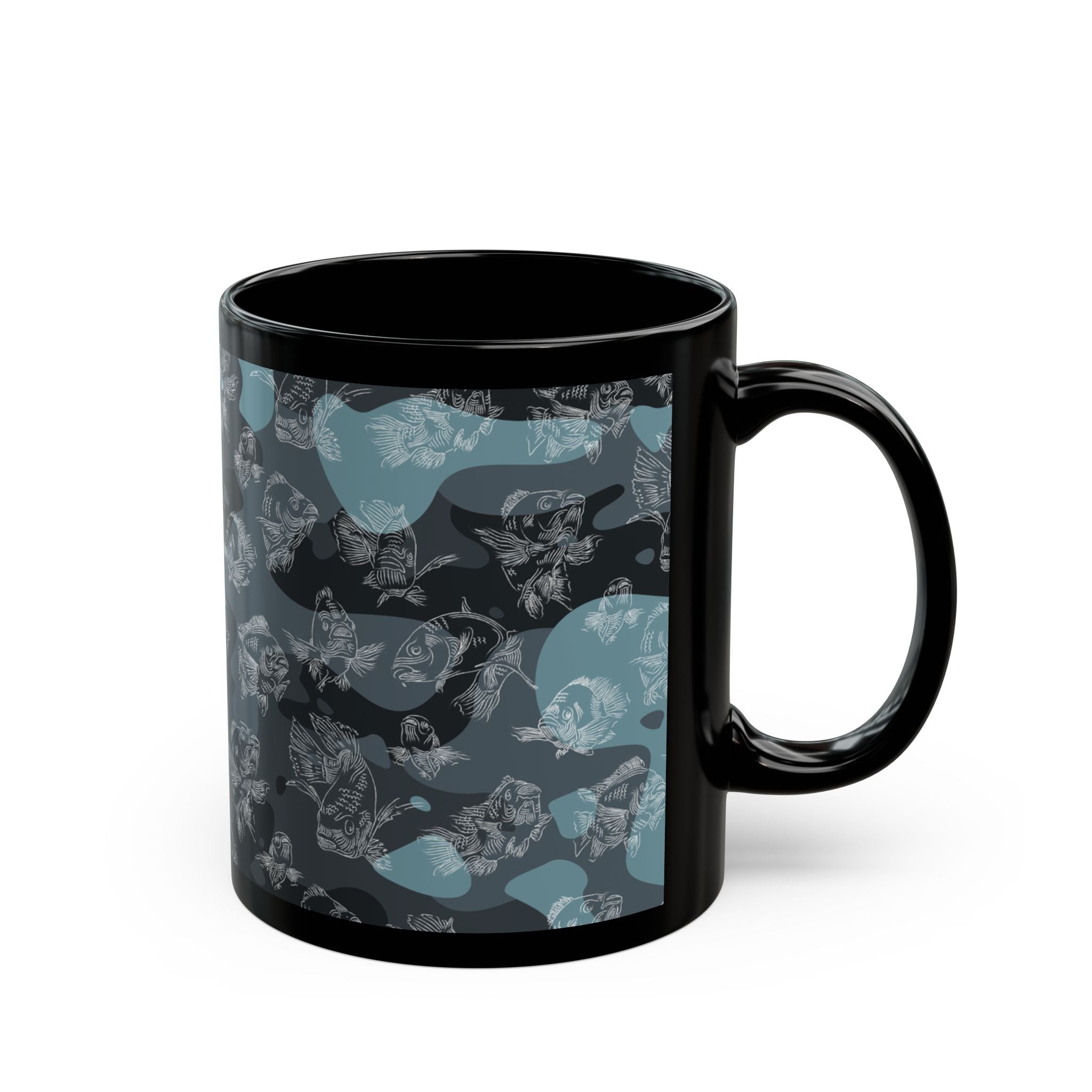 Blue Camo Ichthys Mug
