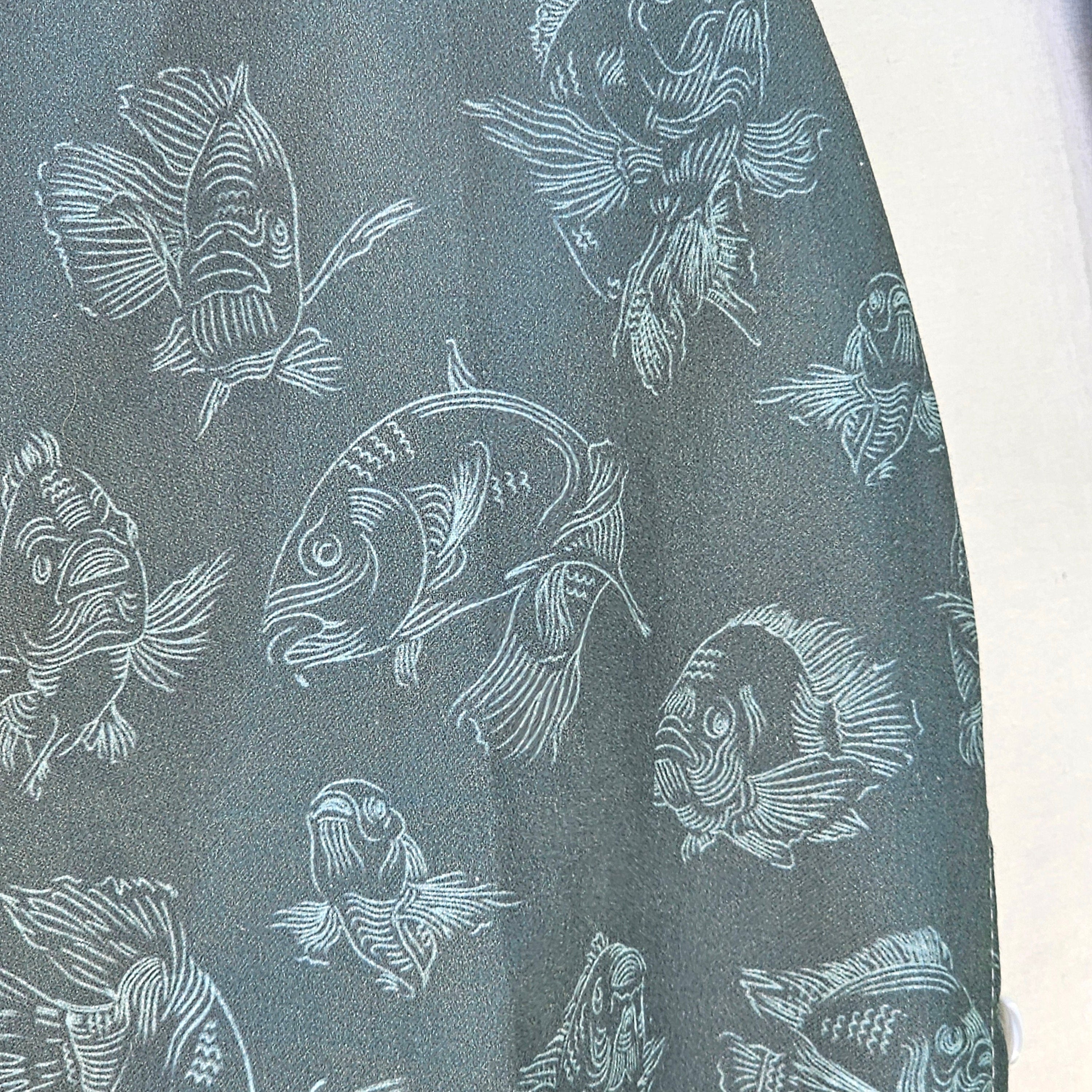 Fish pattern on a fabric swatch