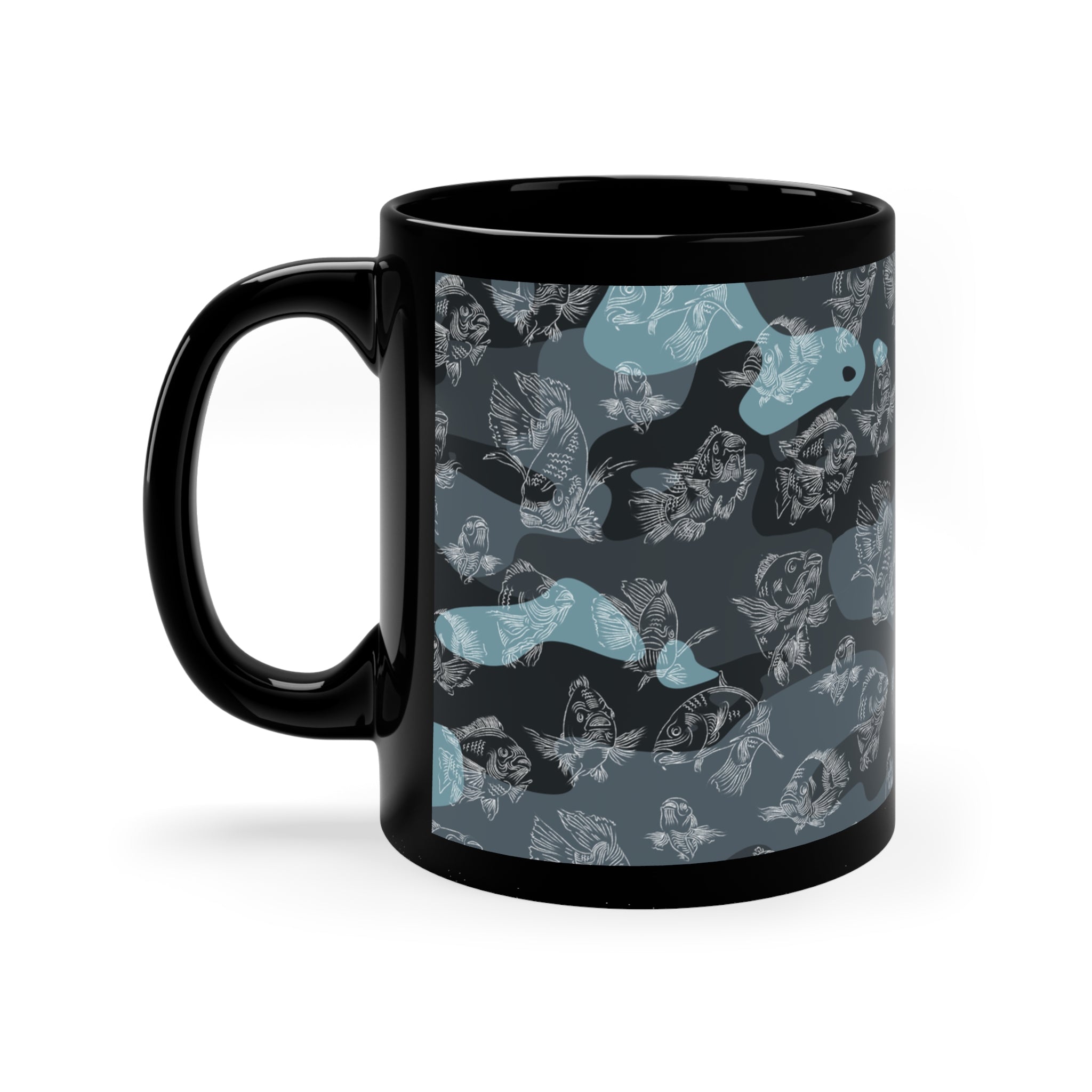 Blue Camo Ichthys Mug