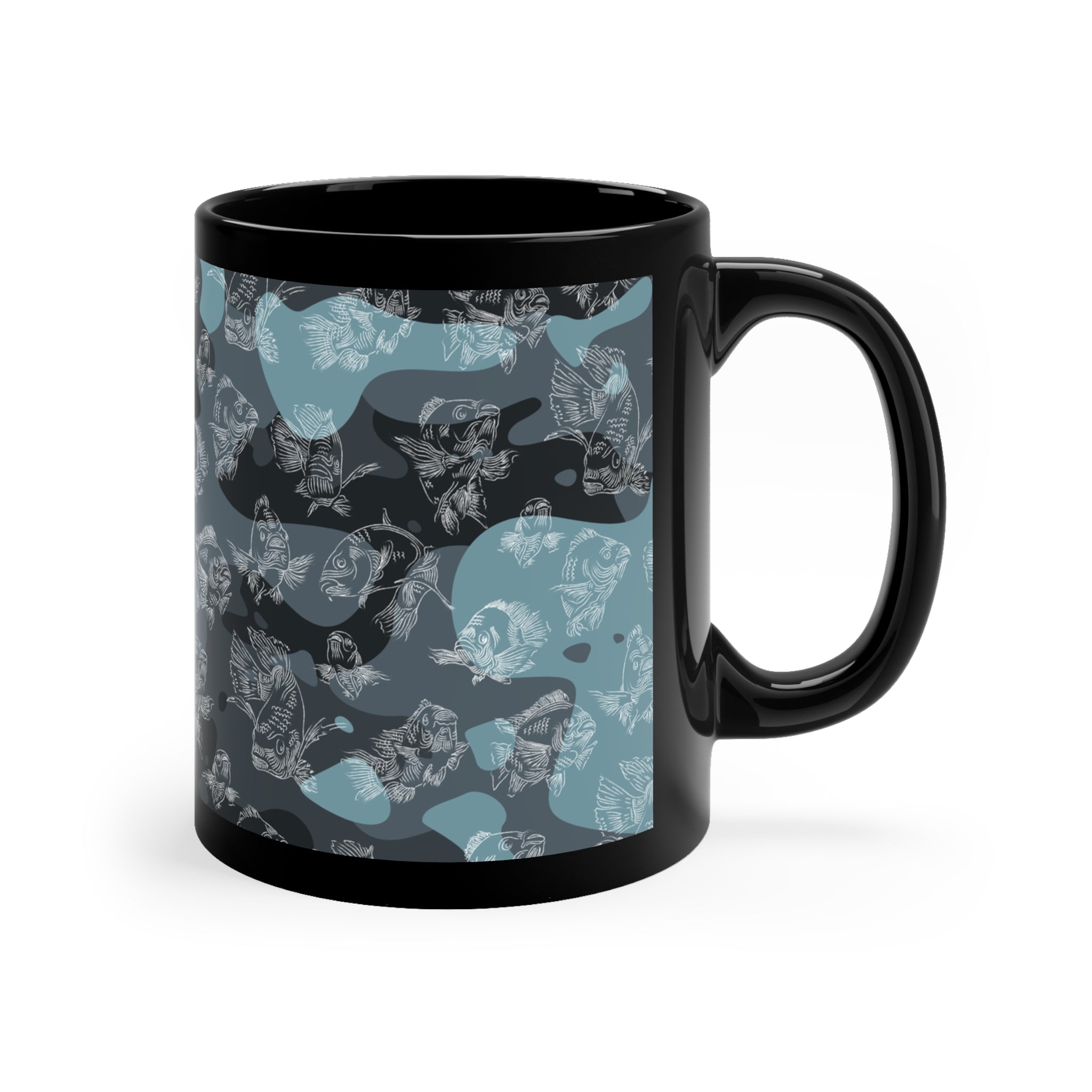 Blue Camo Ichthys Mug