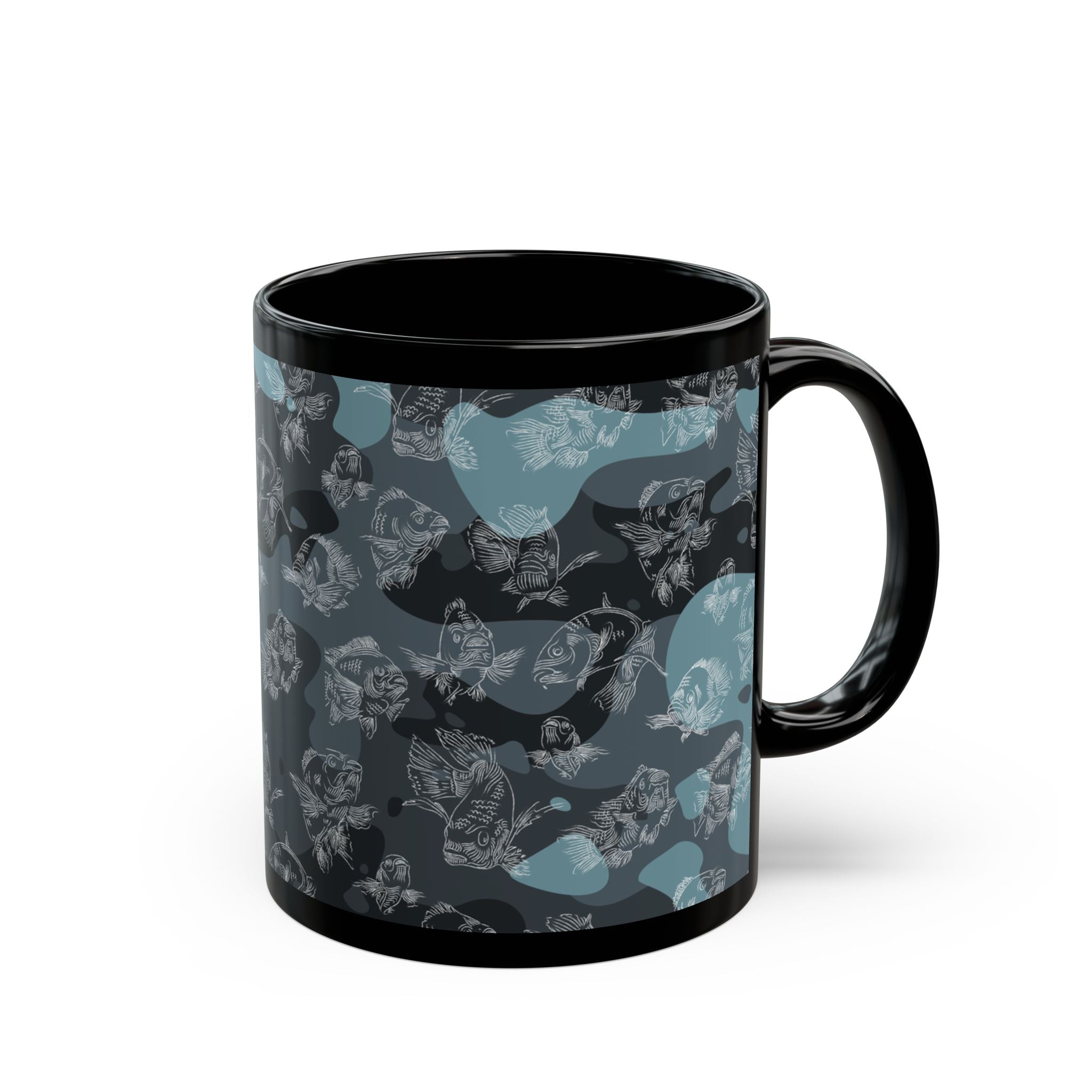 Blue Camo Ichthys Mug