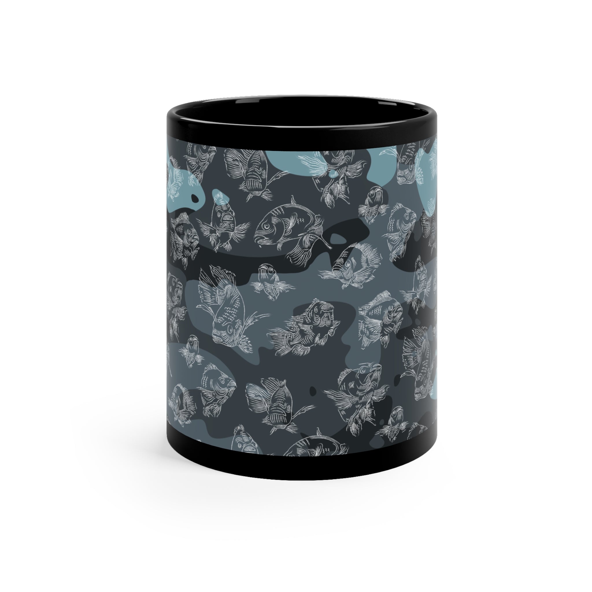 Blue Camo Ichthys Mug