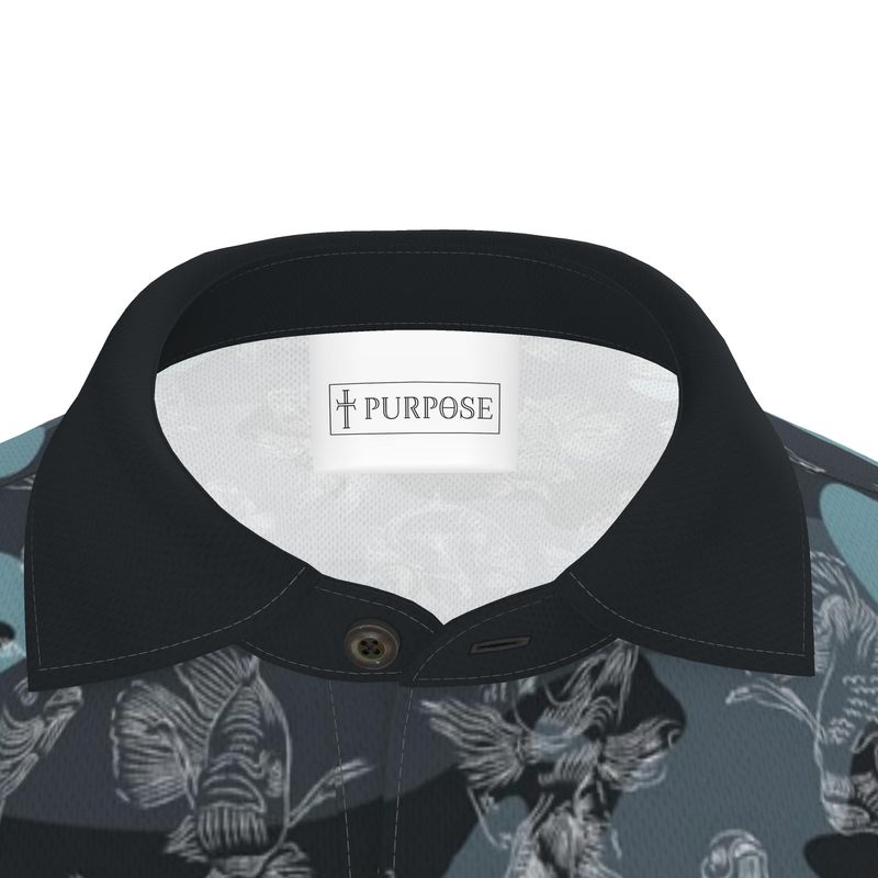 Camo Ichthys Golf Shirt