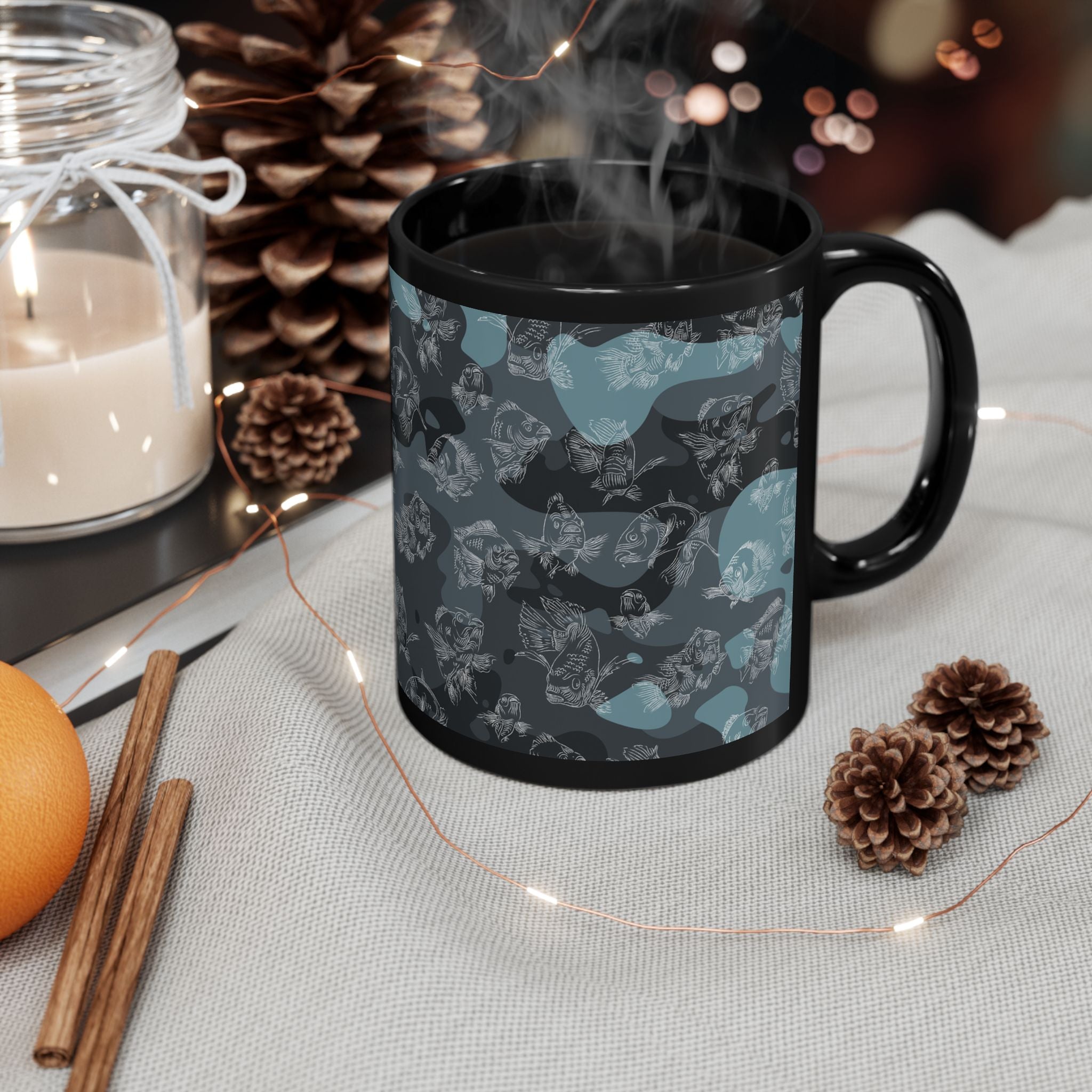 Blue Camo Ichthys Mug