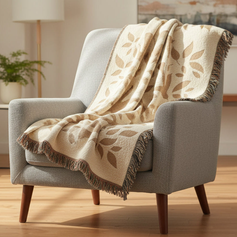 Dove Woven Blanket