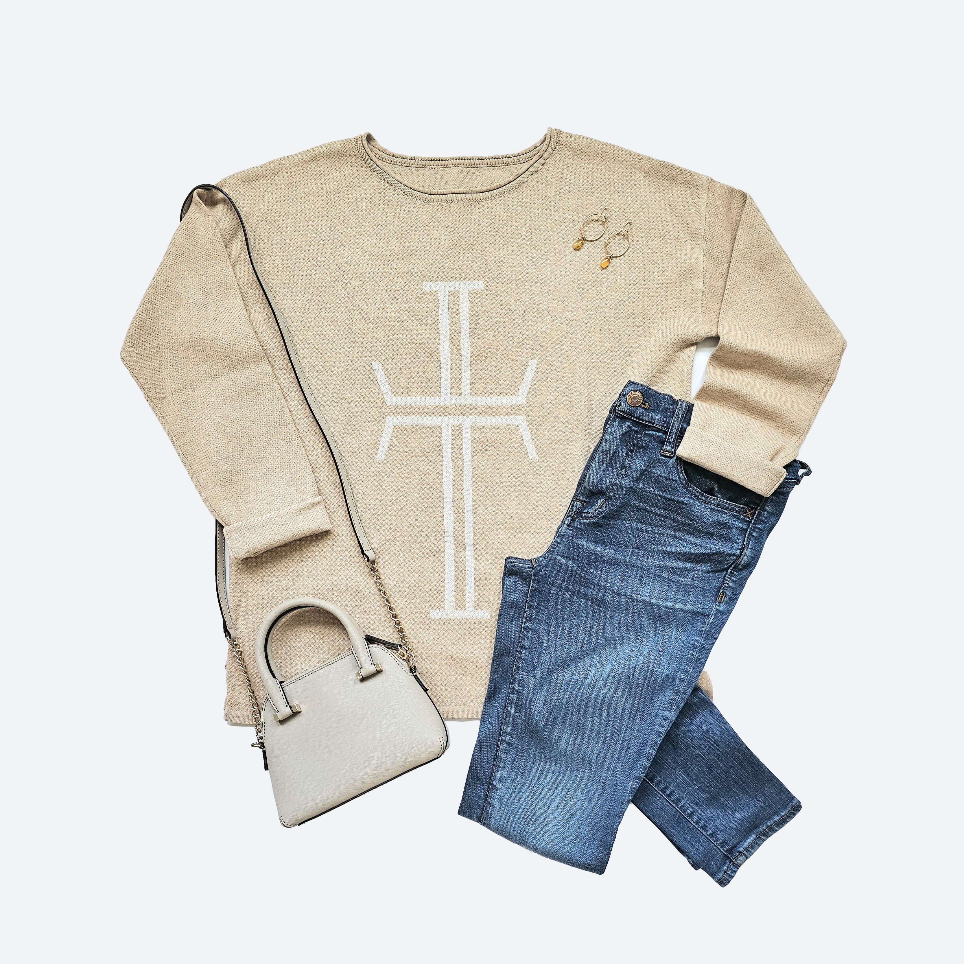 Purpose Cross Sweater