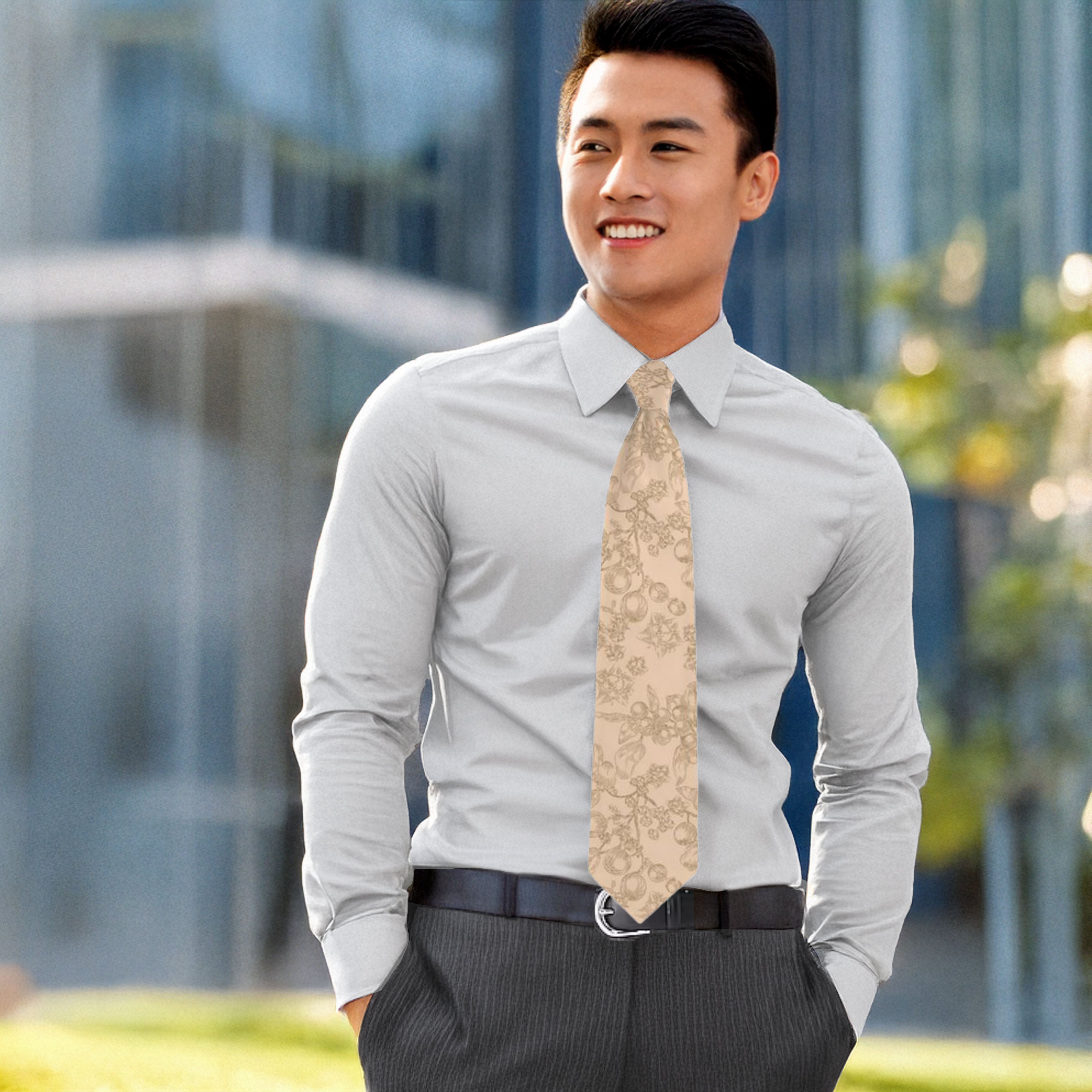 Ziziphus Silk Tie