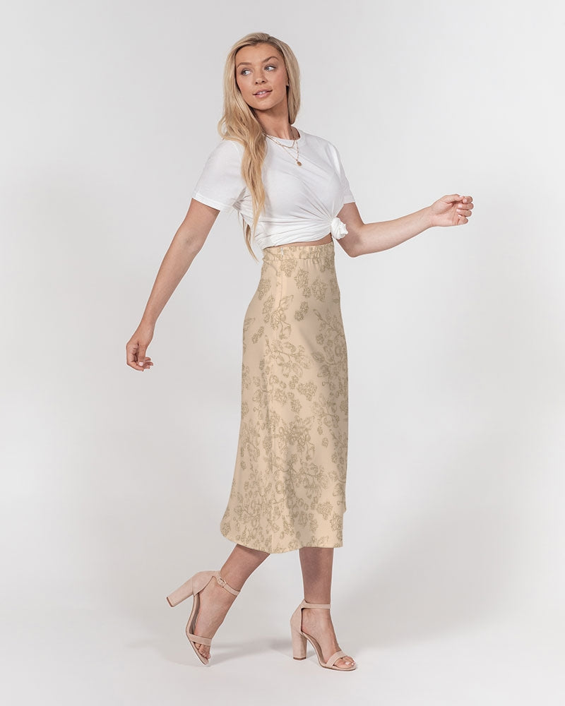 Ziziphus A-Line Midi Skirt